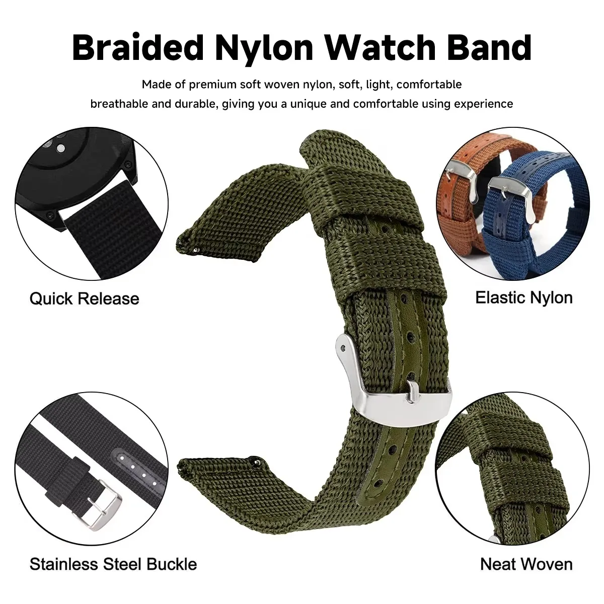 High Quality Nylon Canvas Watc - Canvas Strap Watch 리뷰 및 가격