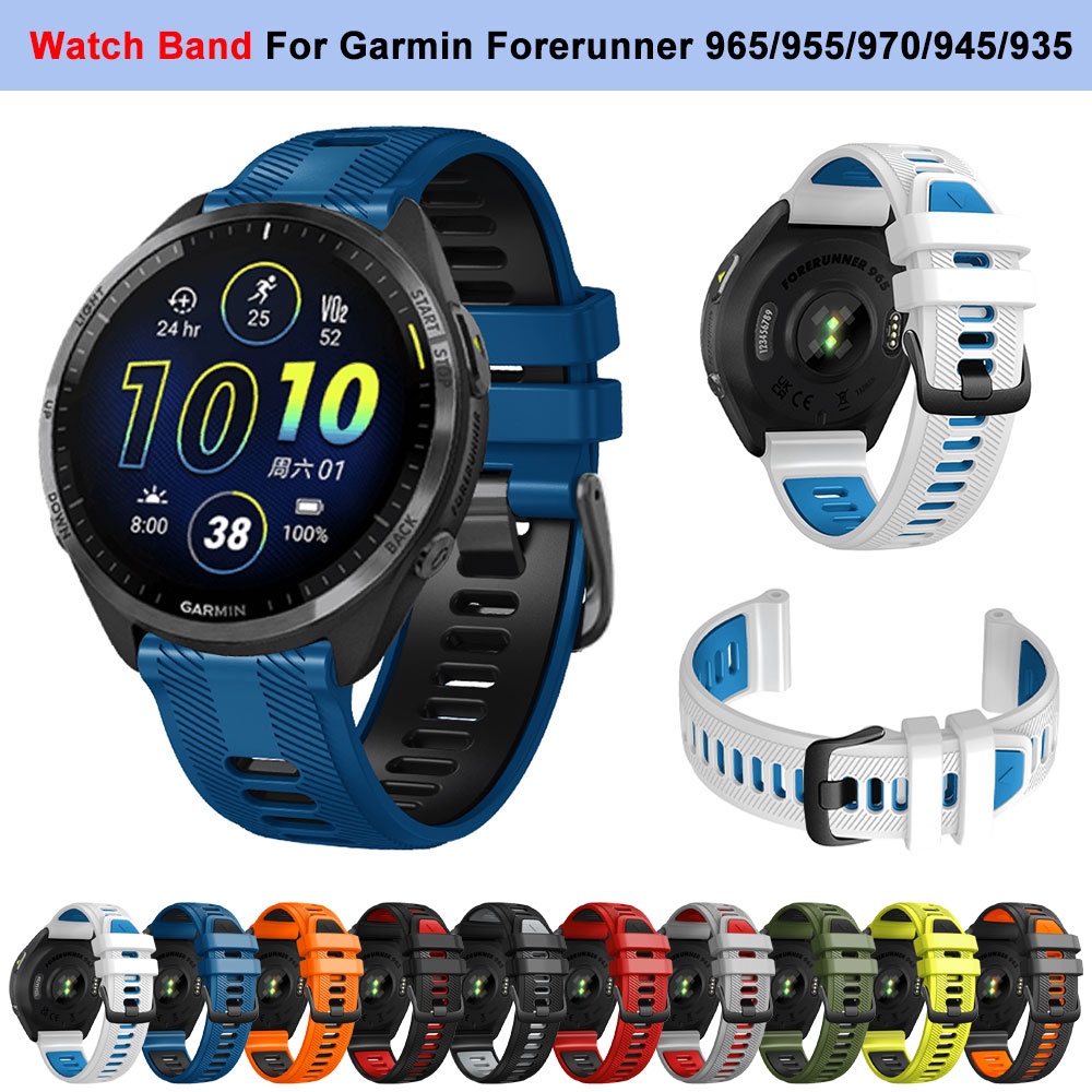 For Garmin Forerunner 965 955  - Silicone Watch Band 22Mm 리뷰 및 가격