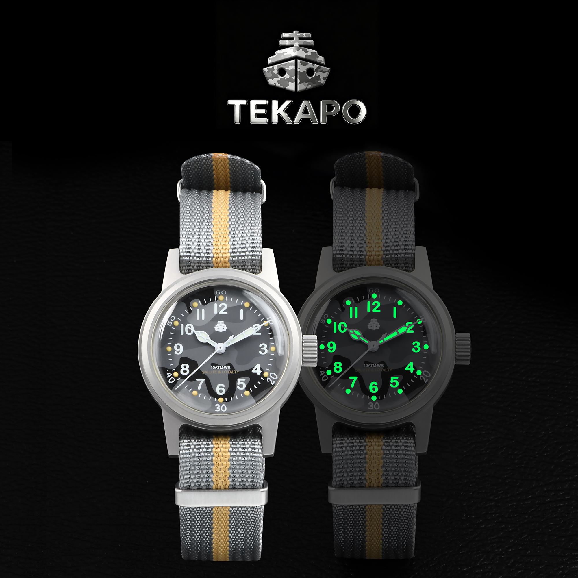 TEKAPO Replica World War II Re - Canvas Strap Watch 리뷰 및 가격