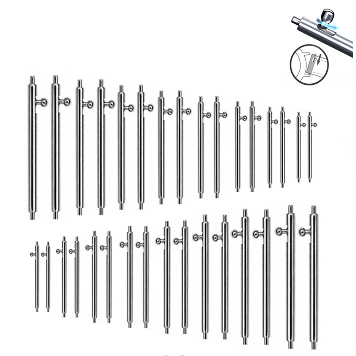 22MM 20MM 10PCS 1.8mm Diameter - Spring Bar Tool Set 리뷰 및 가격