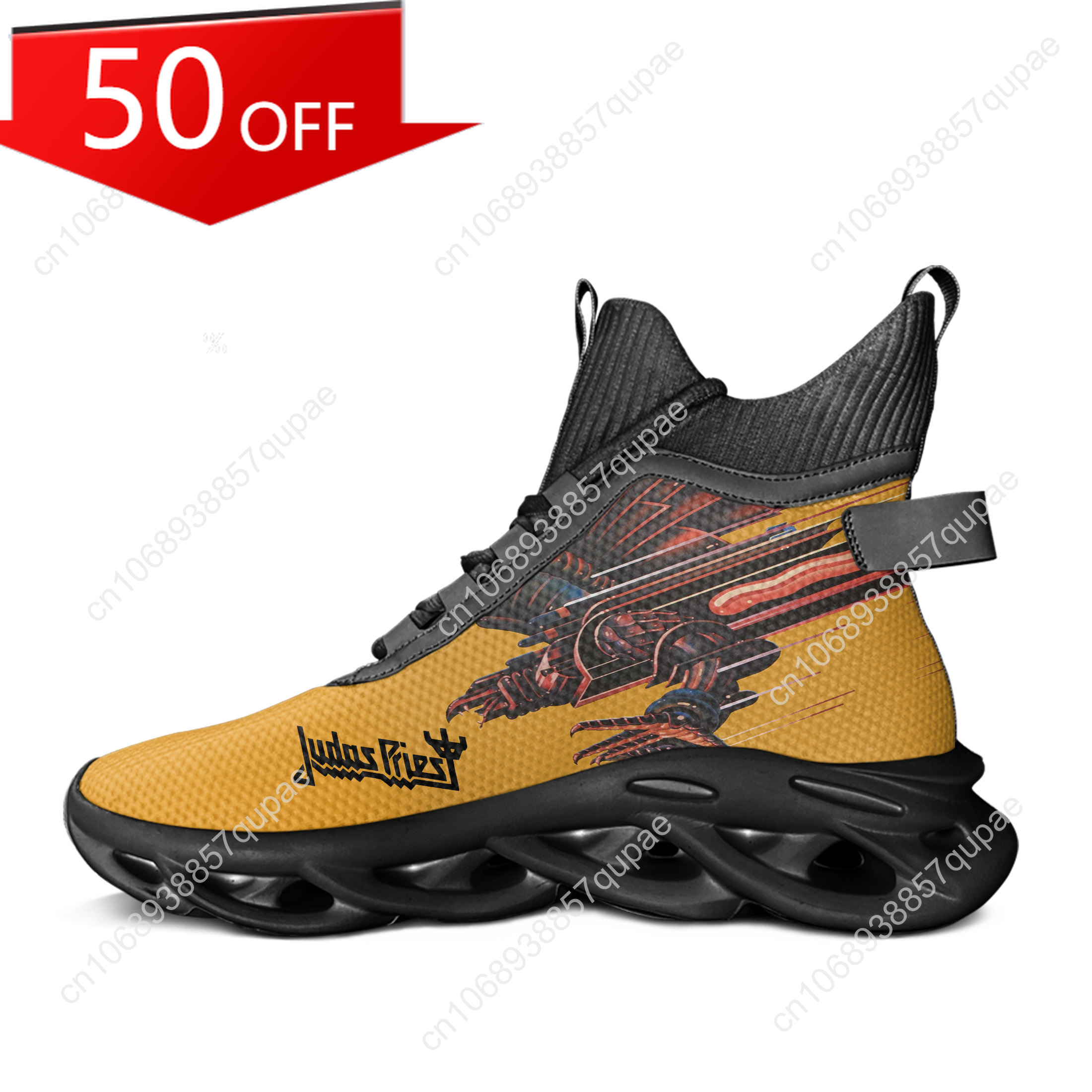 Judas Priest High Top Flats Sn - Mesh Strap Metal 리뷰 및 가격