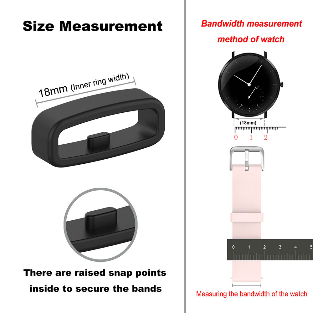 18 20 22mm Watch Band Ring Rub - Silicone Watch Band 22Mm 리뷰 및 가격