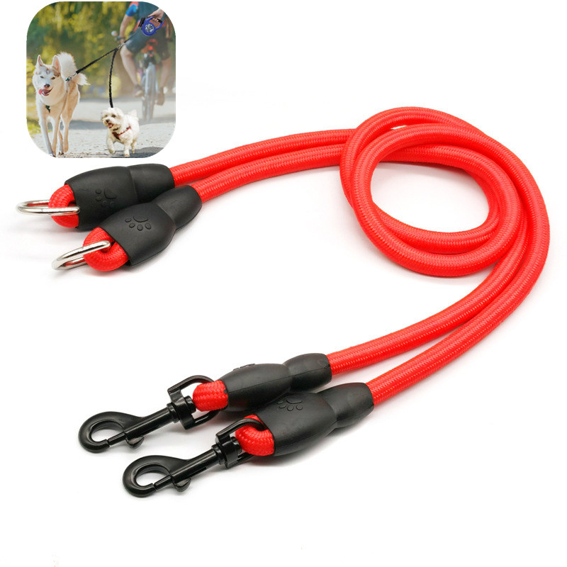 Dog Leash Double Leashes for D - Leather Strap Quick Release 리뷰 및 가격