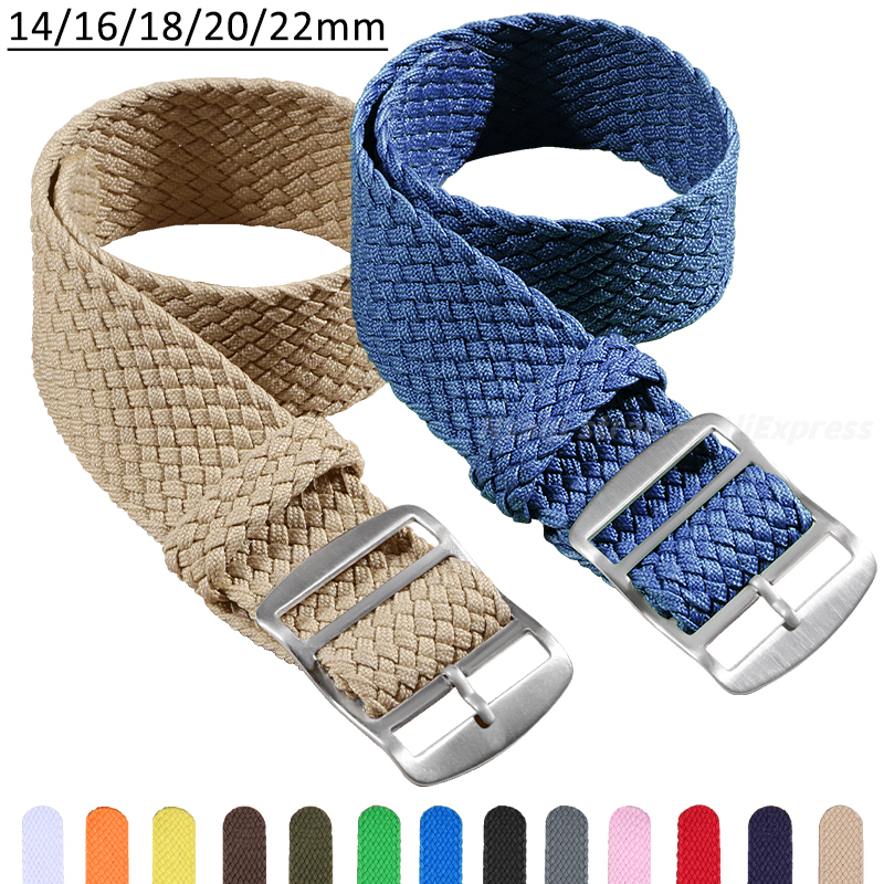 14mm 16mm 18mm 20mm 22mm Nylon - Perlon Strap Woven 리뷰 및 가격