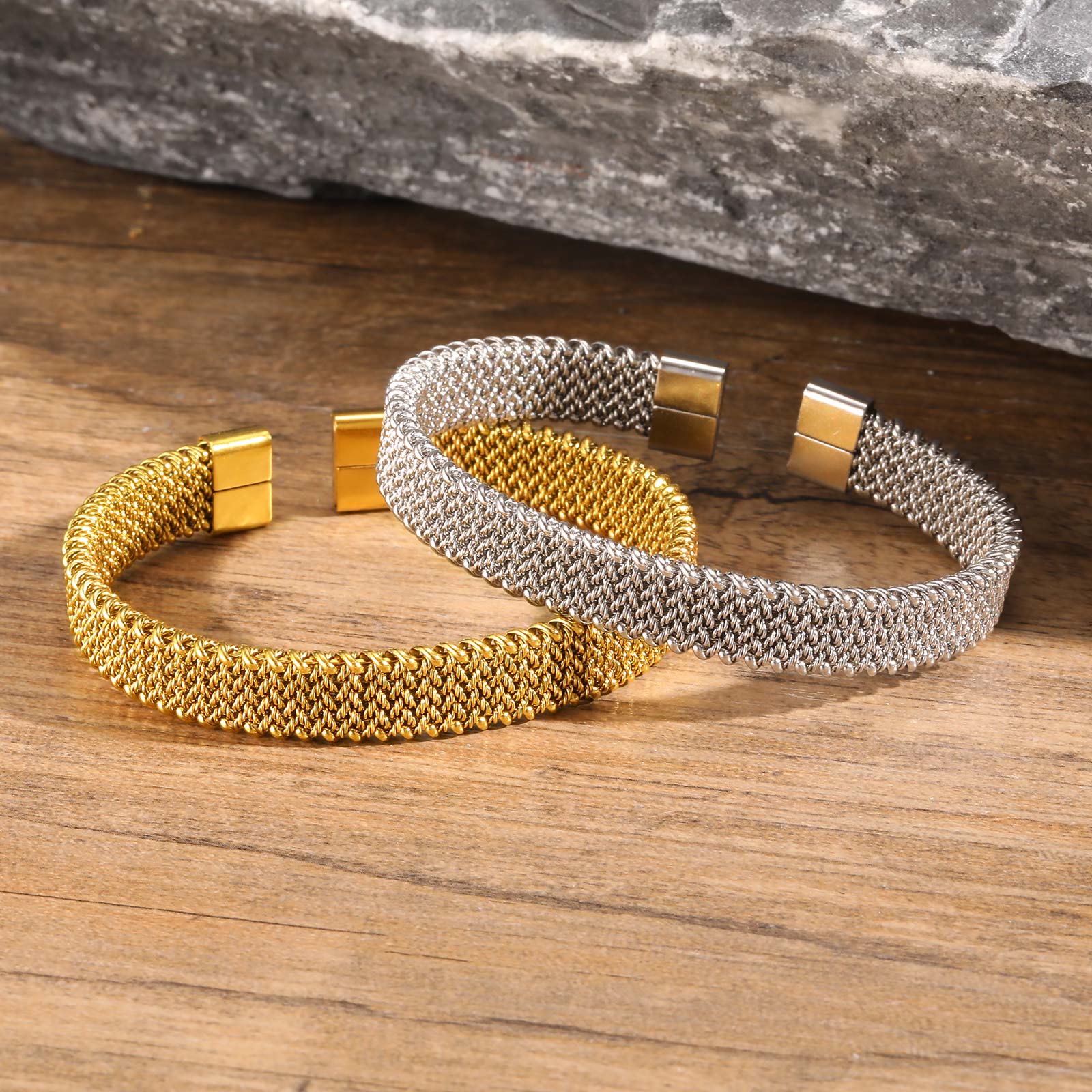 10mm Braided Stretch Strap Ope - Mesh Strap Metal 리뷰 및 가격