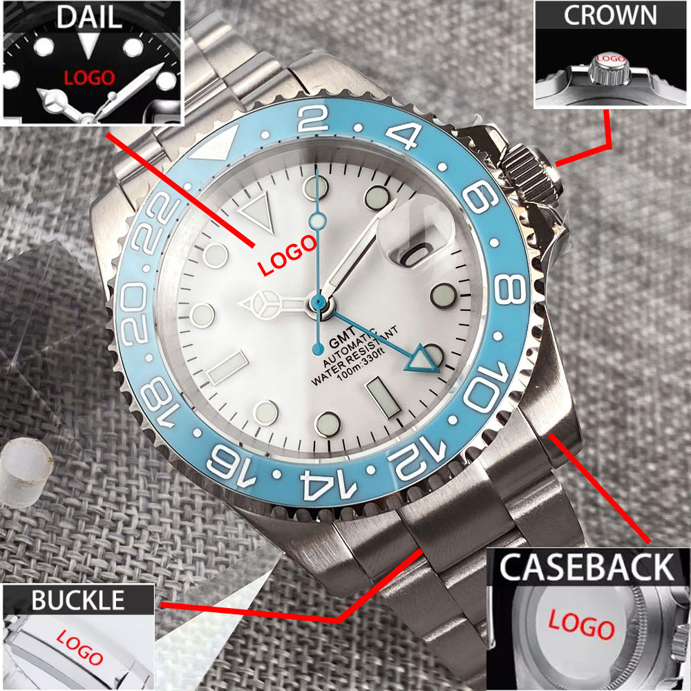 Customized 40mm Ice Blue Dial  - Stainless Bracelet Diver 리뷰 및 가격