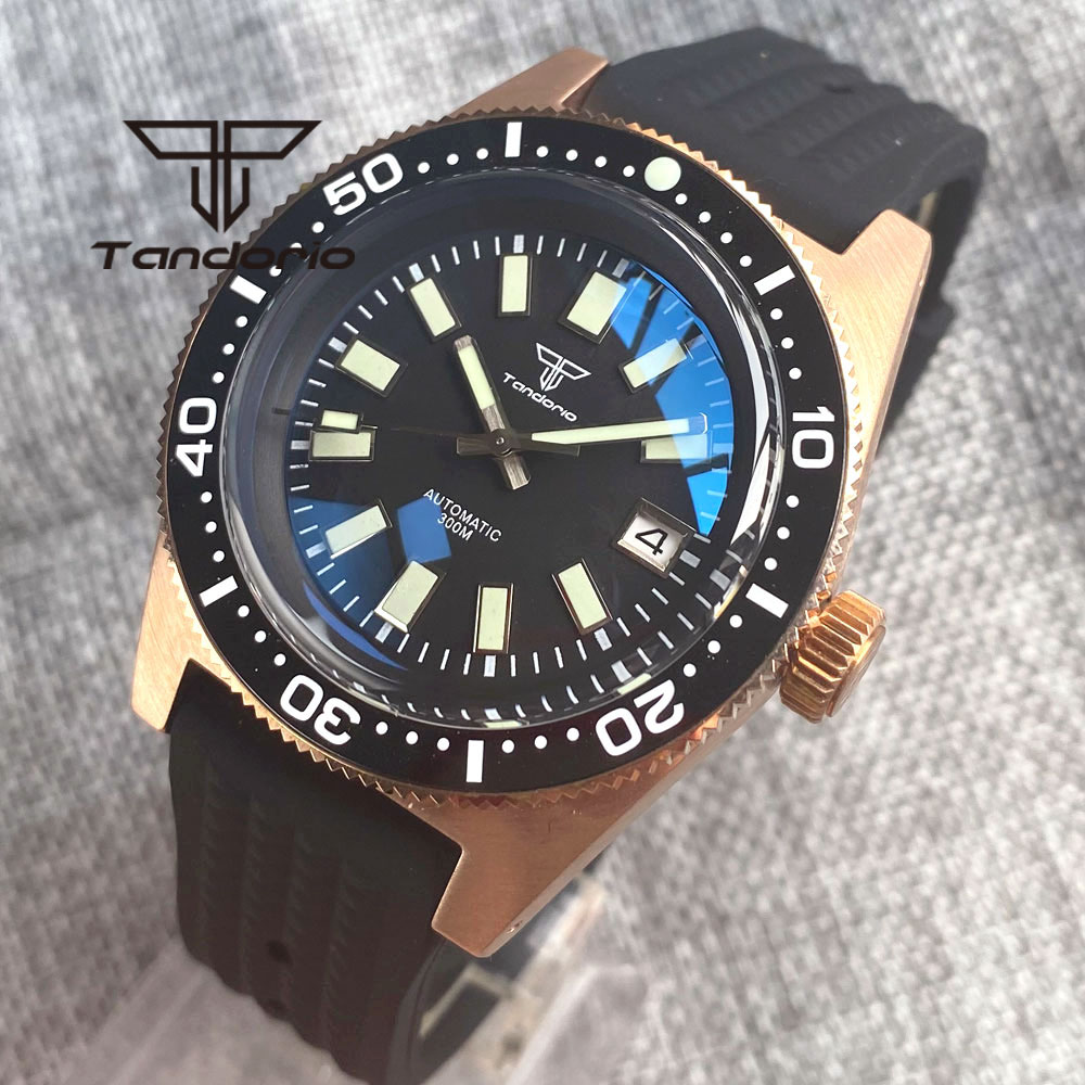 Tandorio 62 MAS CUSN8 Solid Br - Rubber Strap Diver 리뷰 및 가격