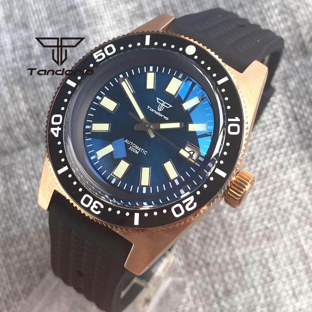 Tandorio 62 MAS CUSN8 Solid Br - Rubber Strap Diver 리뷰 및 가격