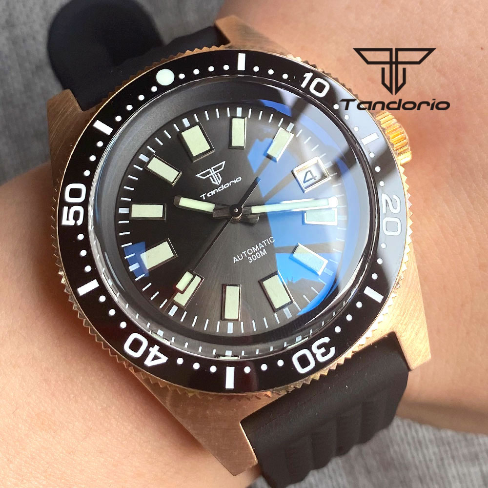 Tandorio 62 MAS CUSN8 Solid Br - Rubber Strap Diver 리뷰 및 가격