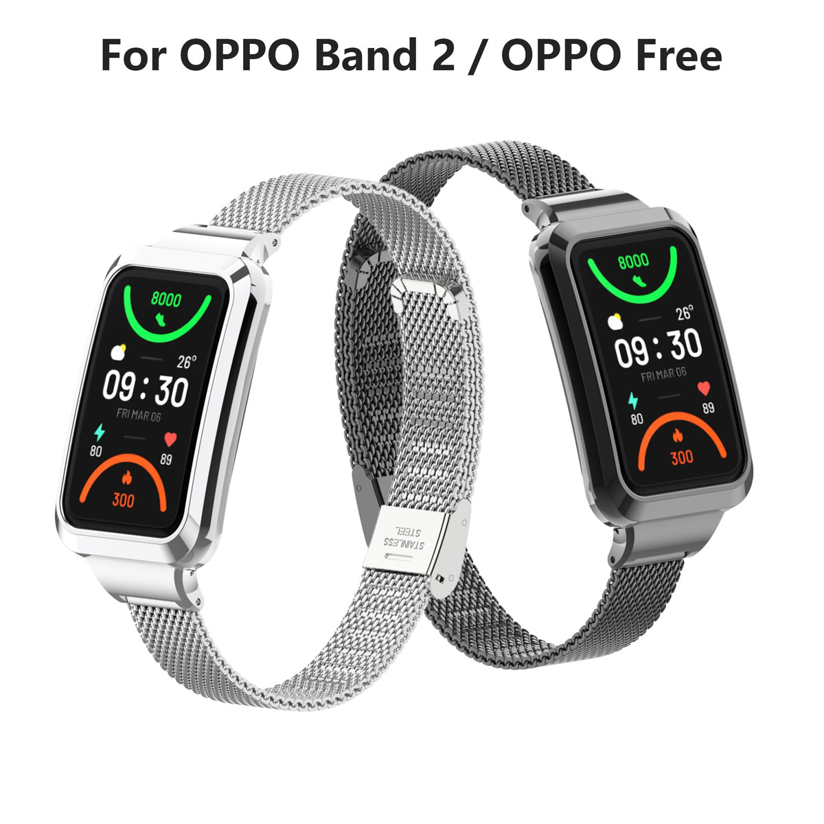 Suitable for Oppo Band 2 Stain - Mesh Strap Metal 리뷰 및 가격