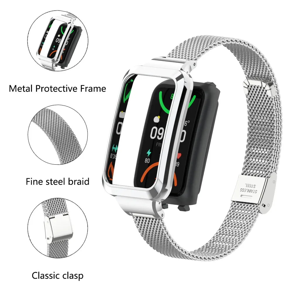 Suitable for Oppo Band 2 Stain - Mesh Strap Metal 리뷰 및 가격