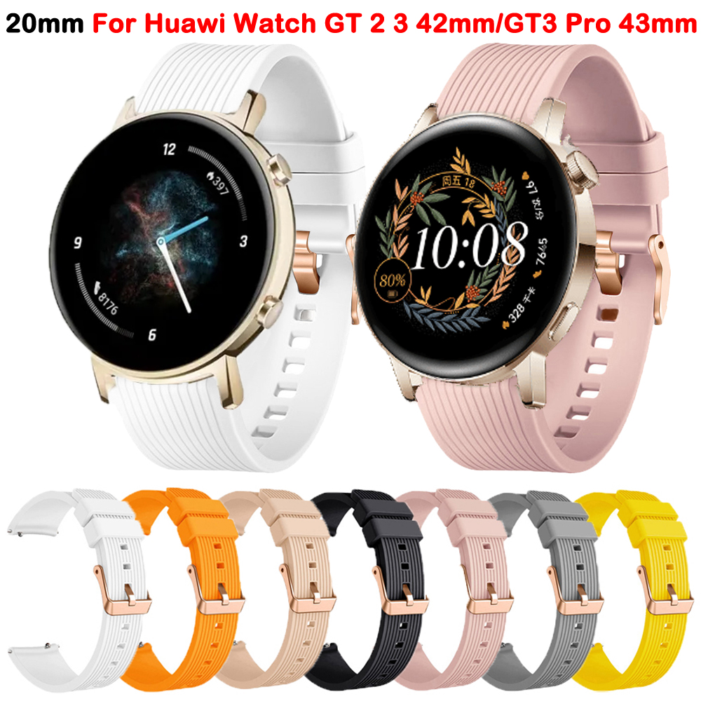 For Huawei GT2 42mm SmartWatch - Silicone Watch Band 22Mm 리뷰 및 가격