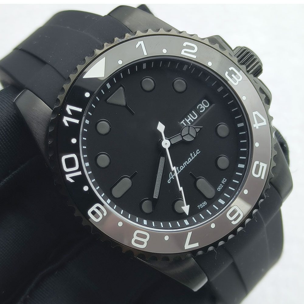 40MM NH36 Watch Black Men's St - Stainless Bracelet Diver 리뷰 및 가격