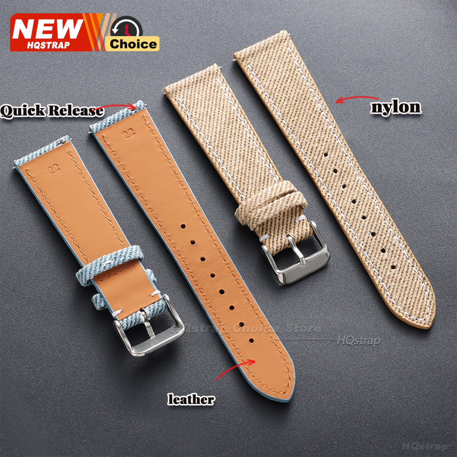Nylon Denim Fabric Watch Strap - Canvas Strap Watch 리뷰 및 가격