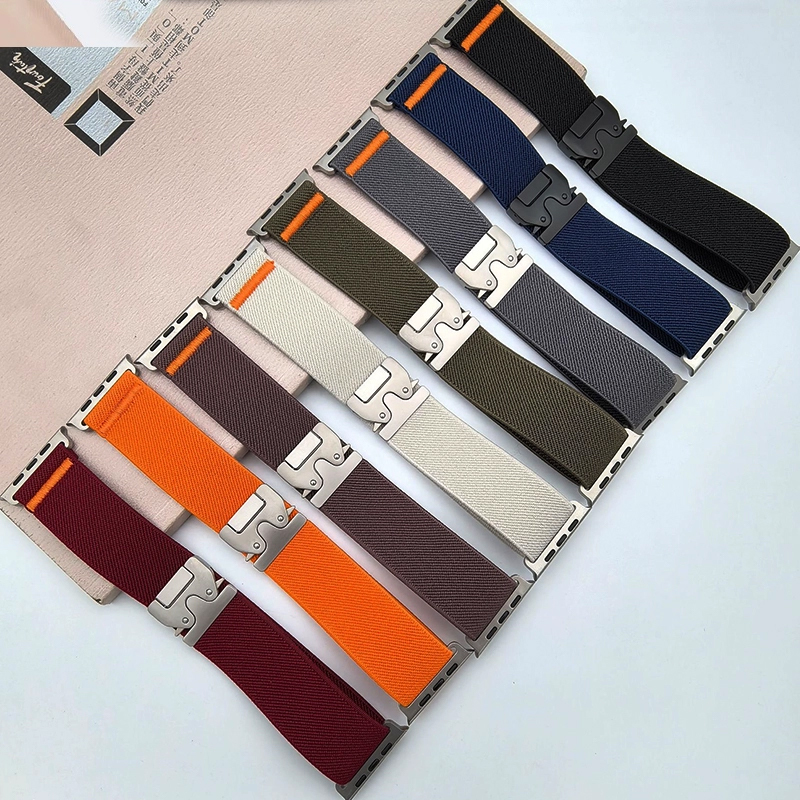 Nylon Strap for Apple Watch ba - Parachute Strap Elastic 리뷰 및 가격