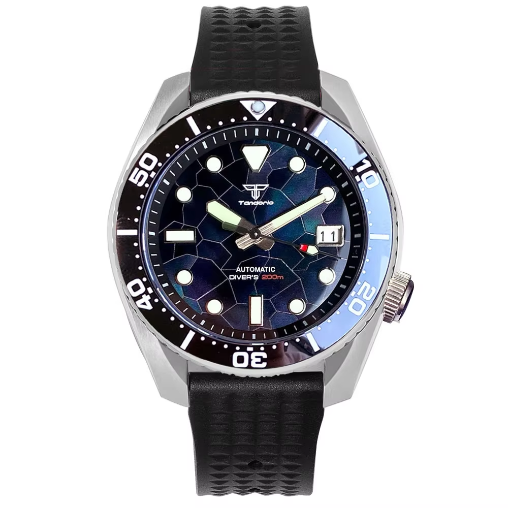 Tandorio 42.5mm Japan NH35A Au - Rubber Strap Diver 리뷰 및 가격