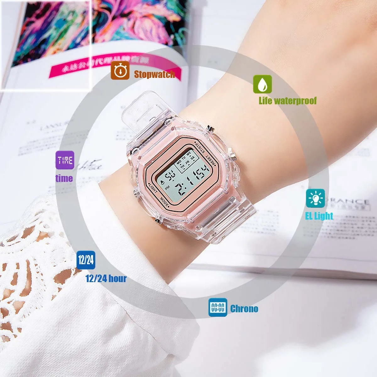PCV/F91W Steel Strap Watch LED - Tropic Strap Vintage 리뷰 및 가격