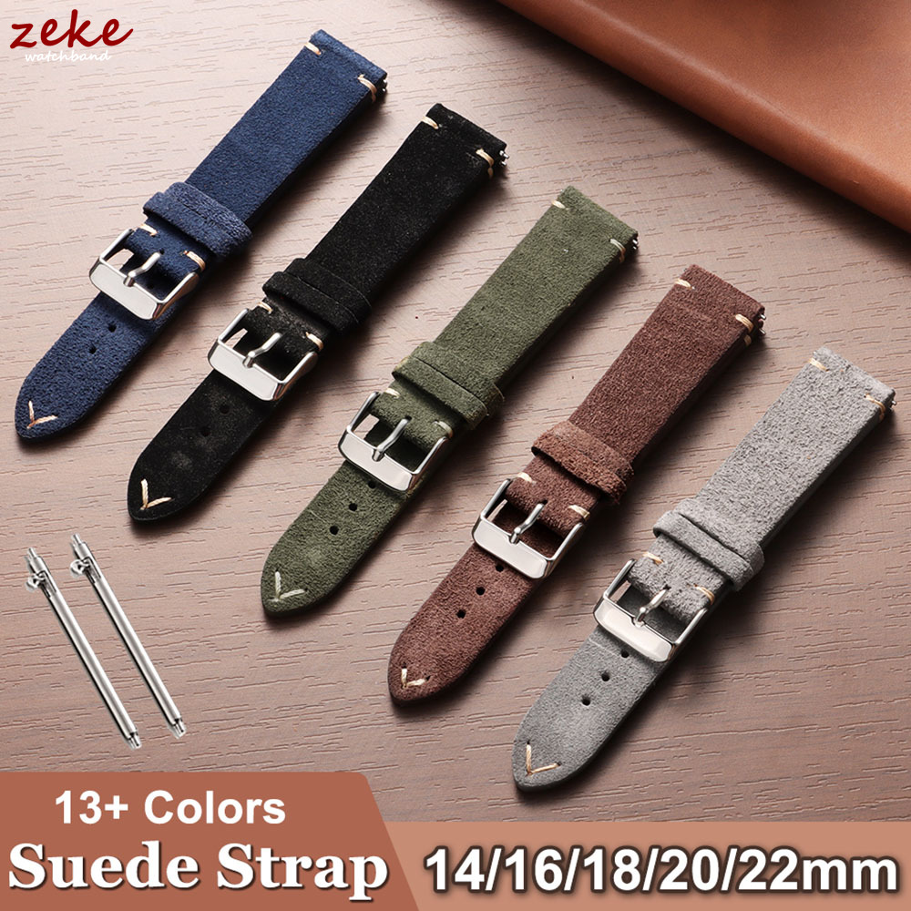 Vintage Soft Suede Leather Str - Suede Strap Watch 리뷰 및 가격