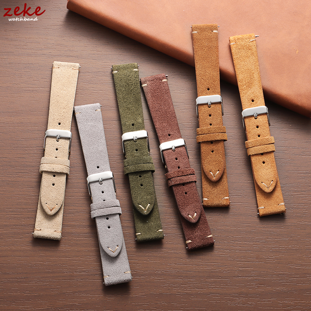 Vintage Soft Suede Leather Str - Suede Strap Watch 리뷰 및 가격
