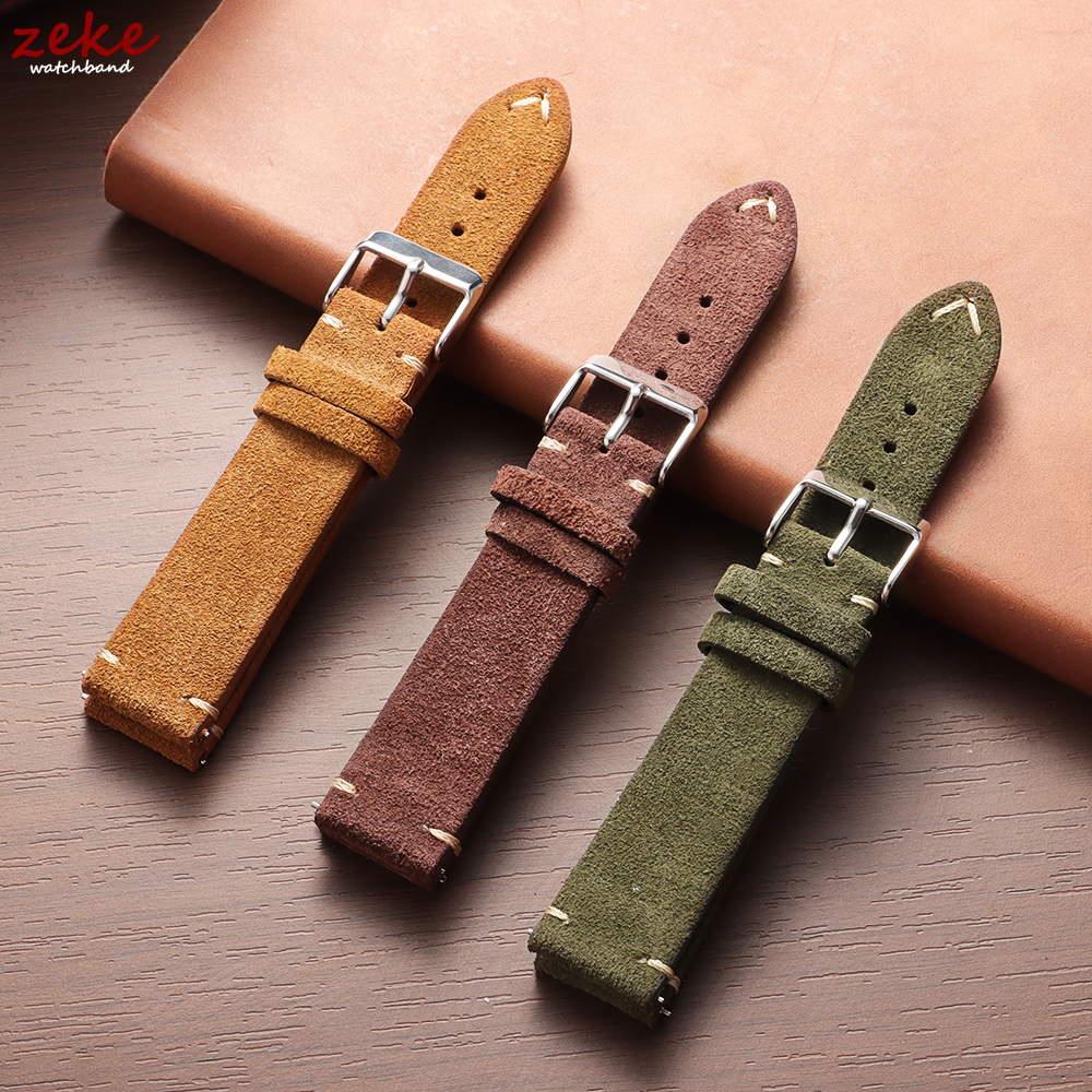 Vintage Soft Suede Leather Str - Suede Strap Watch 리뷰 및 가격