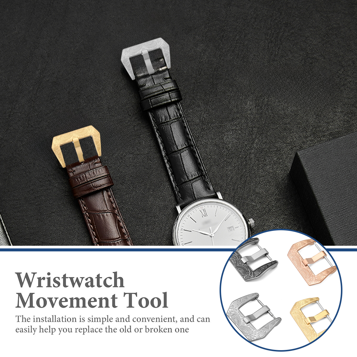 18mm 20mm 22mm Vintage Metal W - Leather Watch Band Men 리뷰 및 가격