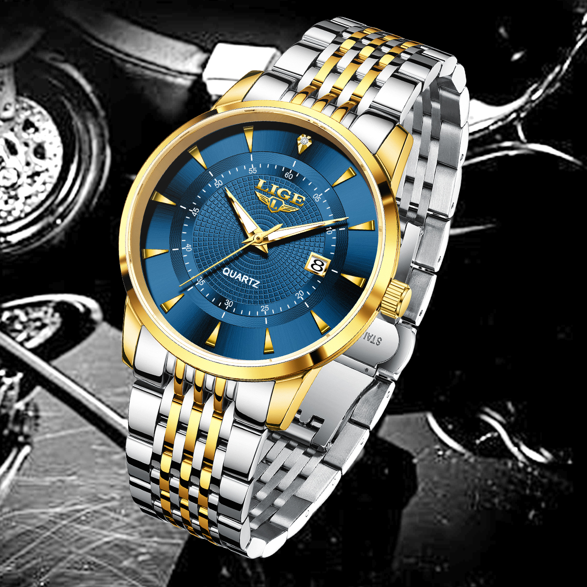 LIGE New 2025 Luxury Man Watch - Stainless Bracelet Diver 리뷰 및 가격