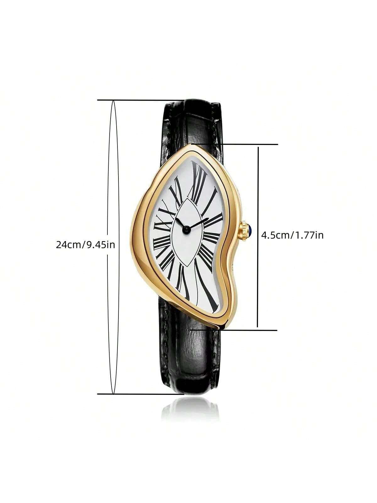 Creative Melt Luxury Watch for - Leather Watch Band Men 리뷰 및 가격
