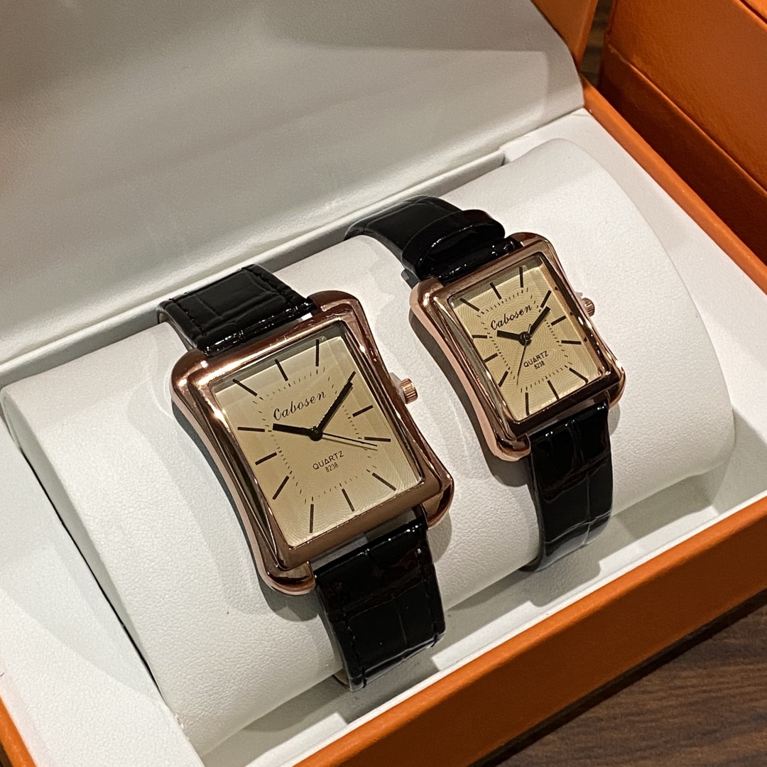 Couple Watch Quartz Movement B - Leather Watch Band Men 리뷰 및 가격