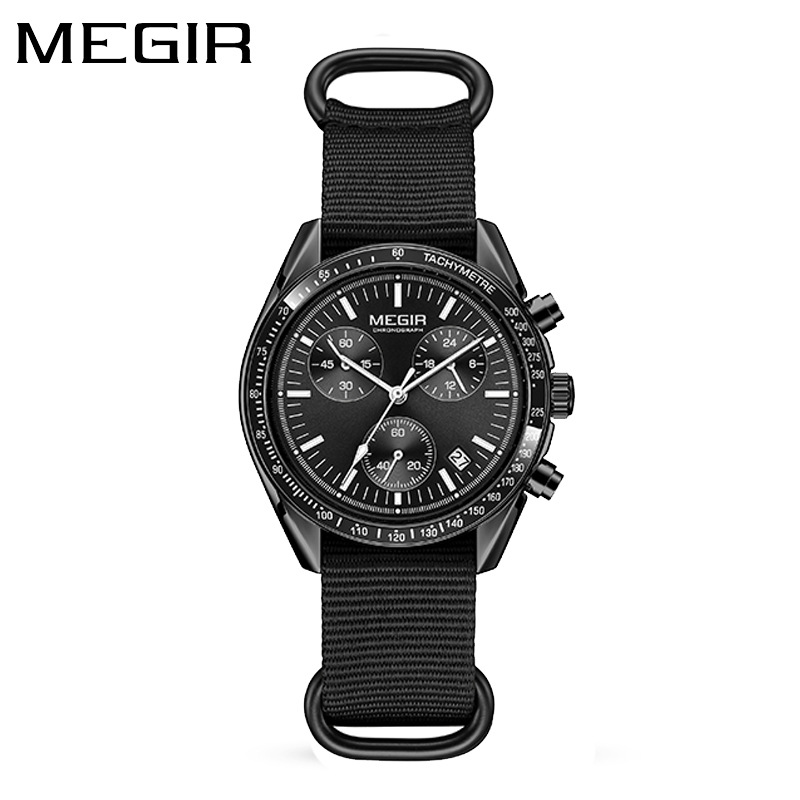 MEGIR 2247 New Luxury Men's Wa - Canvas Strap Watch 리뷰 및 가격