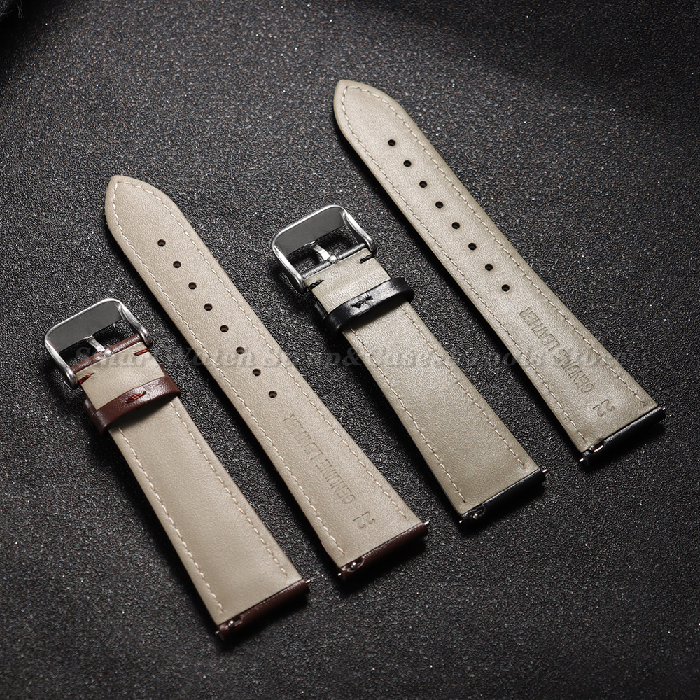 Genuine Leather Wristwatch Ban - Leather Strap Quick Release 리뷰 및 가격