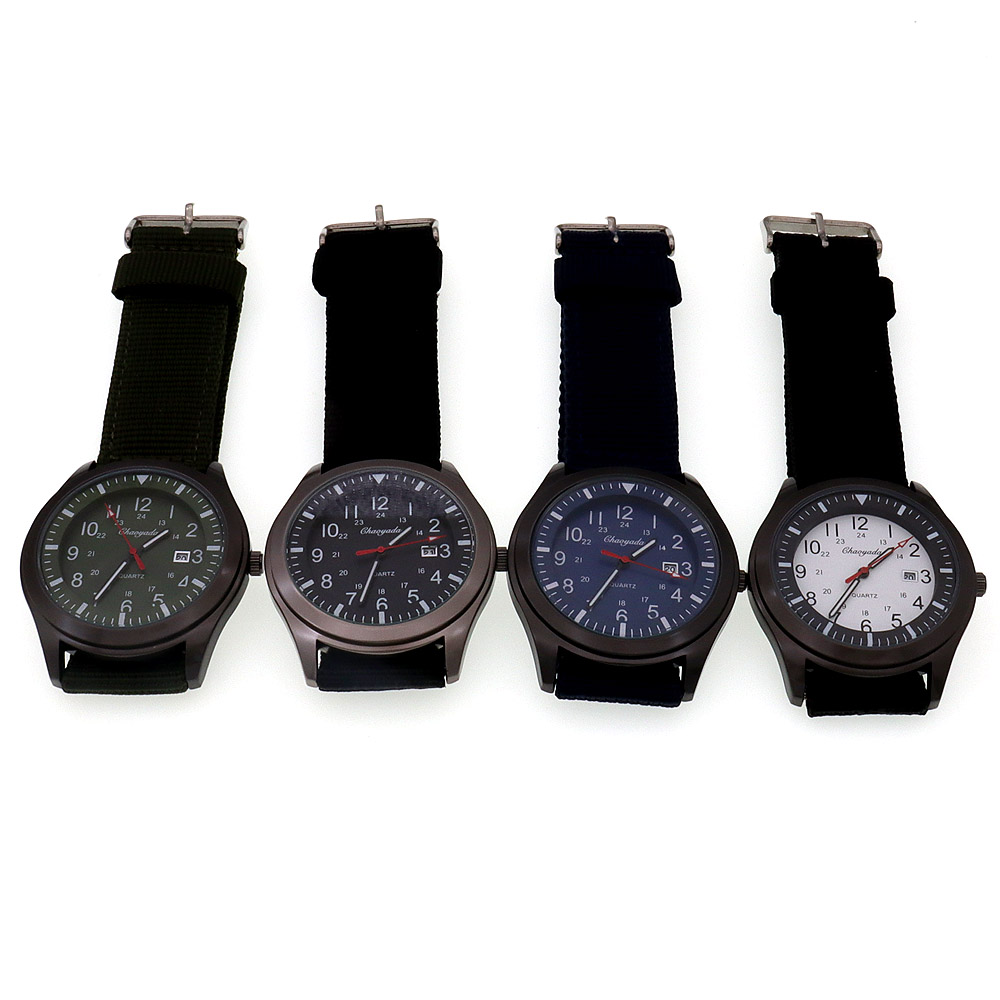 Luxury Men's Quartz Watch Spor - Canvas Strap Watch 리뷰 및 가격