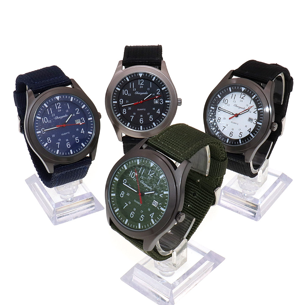 Luxury Men's Quartz Watch Spor - Canvas Strap Watch 리뷰 및 가격
