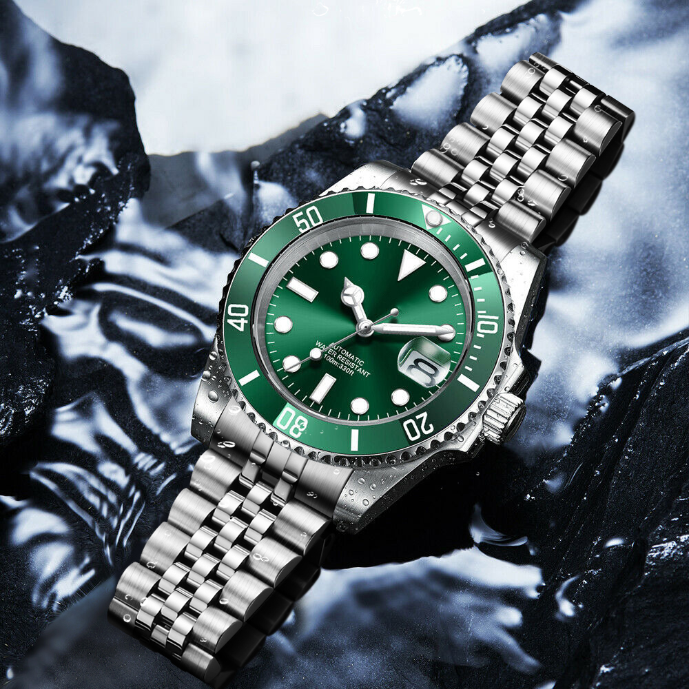 DIY Logo 40MM Dive Watch NH35  - Stainless Bracelet Diver 리뷰 및 가격