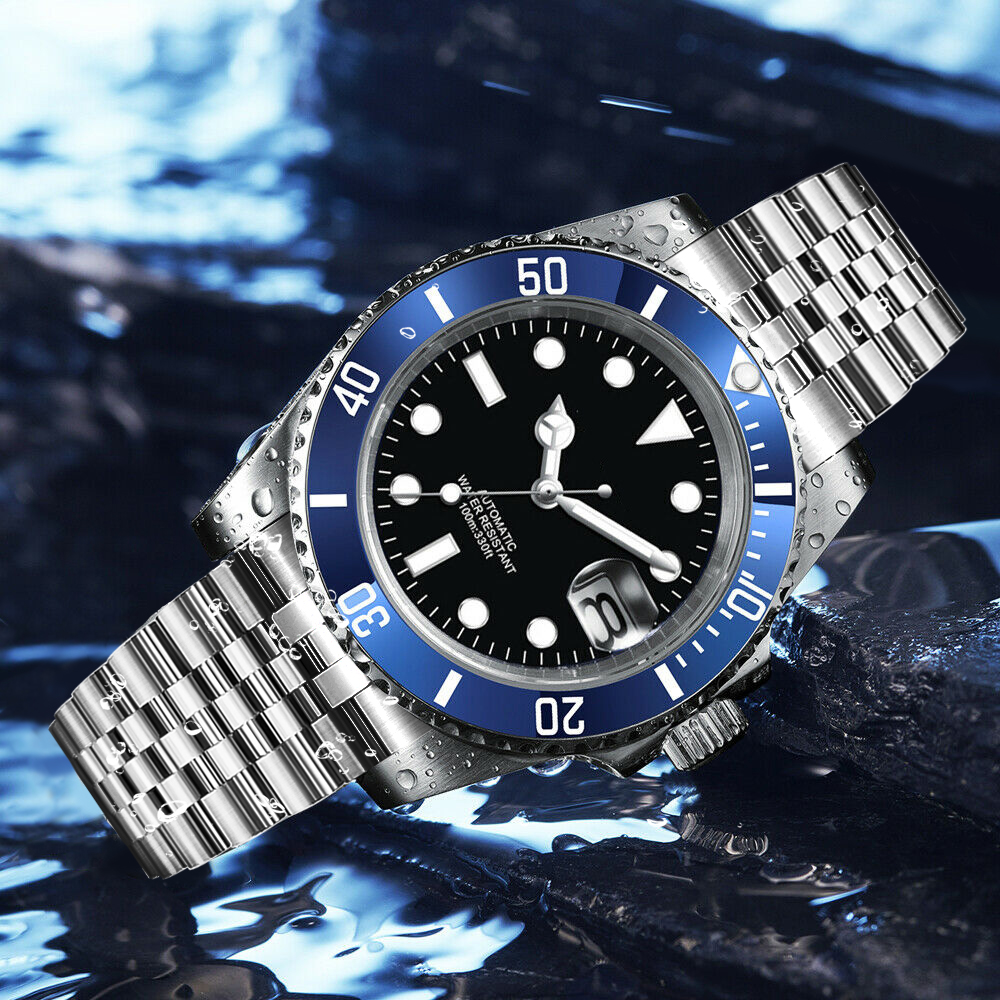 DIY Logo 40MM Dive Watch NH35  - Stainless Bracelet Diver 리뷰 및 가격
