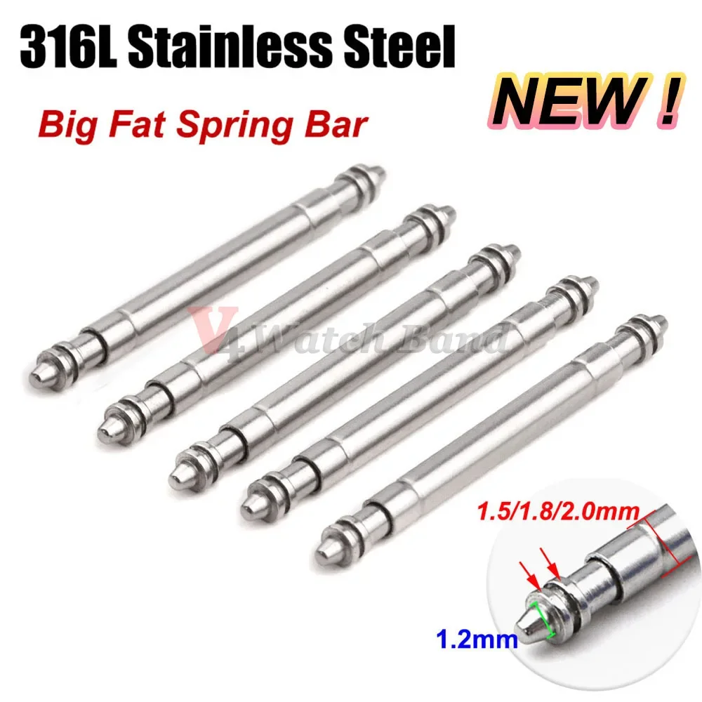 316L Stainless Steel Big Fat W - Spring Bar Tool Set 리뷰 및 가격