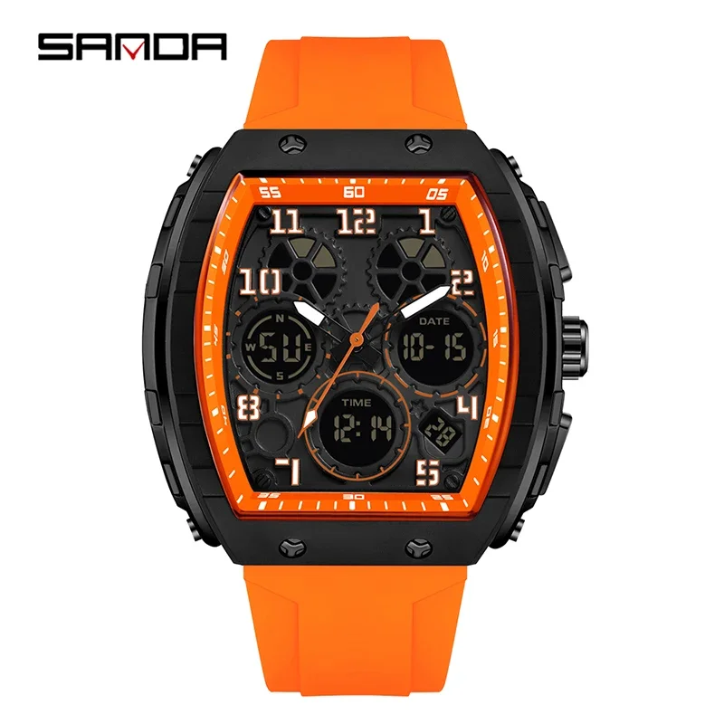 SANDA 6157 New Fashion Men's E - Rubber Strap Diver 리뷰 및 가격