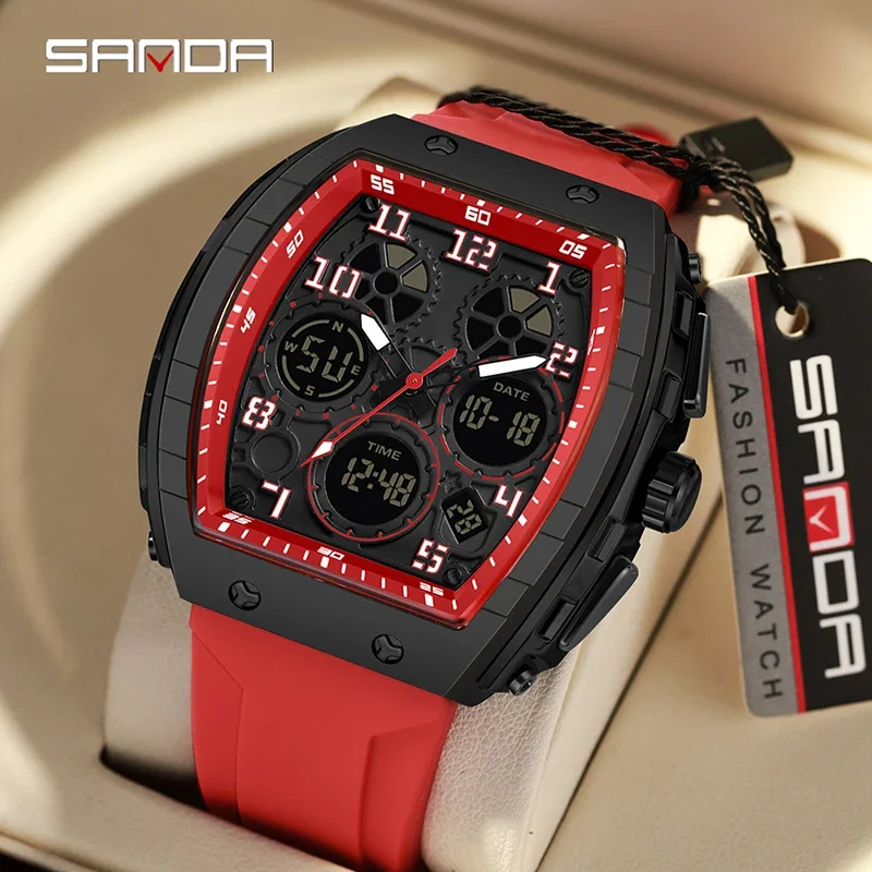 SANDA 6157 New Fashion Men's E - Rubber Strap Diver 리뷰 및 가격