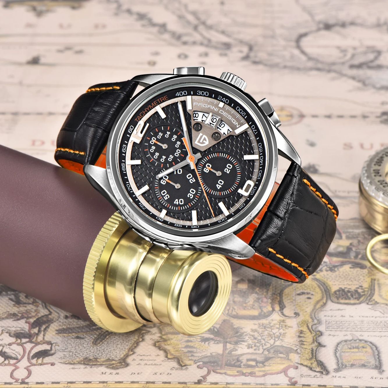 Pagani PD3306 Mens Quartz Watc - Leather Watch Band Men 리뷰 및 가격
