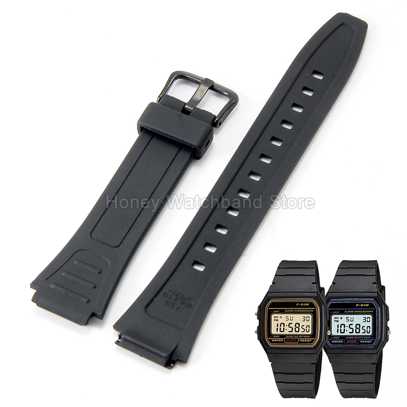 For ​​Casio W-800H F-91W/84/94 - Rubber Strap Diver 리뷰 및 가격