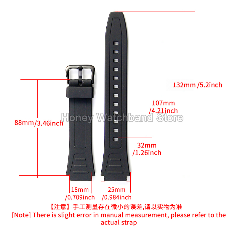 For ​​Casio W-800H F-91W/84/94 - Rubber Strap Diver 리뷰 및 가격