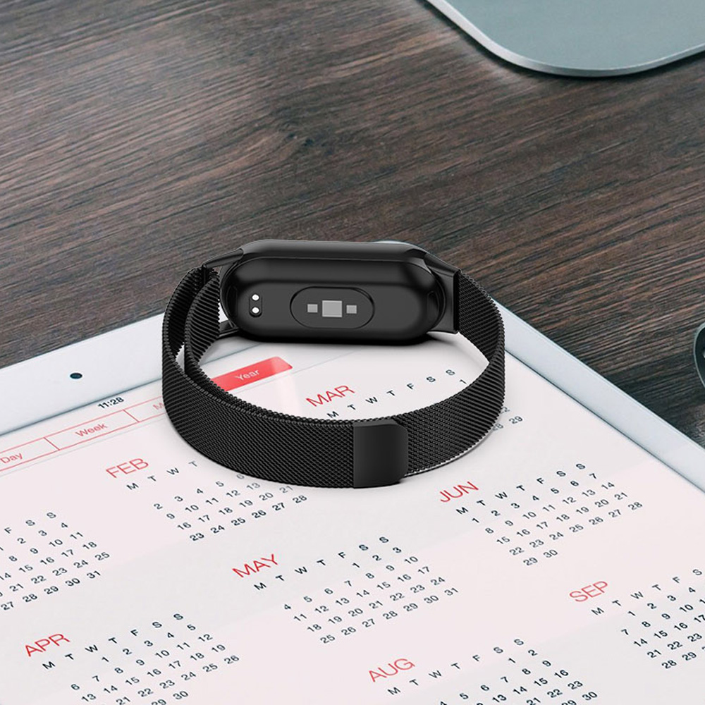Strap For Xiaomi Mi Band 8 9 a - Milanese Loop Magnetic 리뷰 및 가격