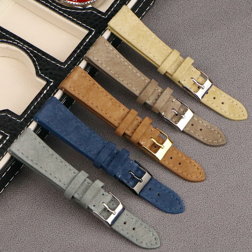 Premium Leather Suede Watch St - Suede Strap Watch 리뷰 및 가격
