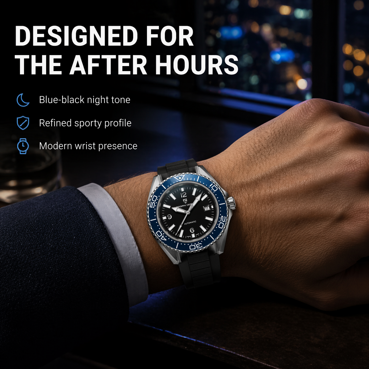 Pagani Design New Men's Mechan - Rubber Strap Diver 리뷰 및 가격