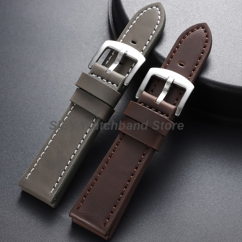 Genuine Leather Watchband 18mm - Rubber Strap Diver 리뷰 및 가격