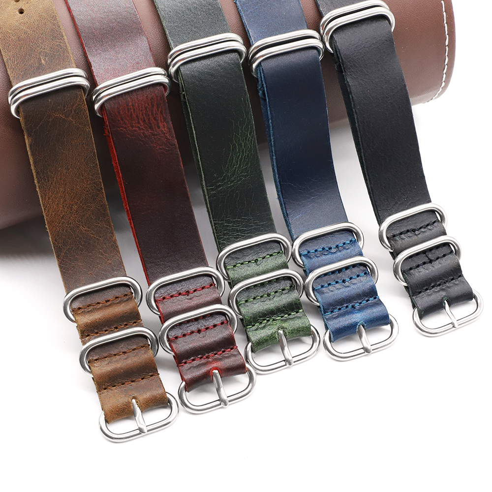 Genuine Leather Watch Band 18m - Suede Strap Watch 리뷰 및 가격