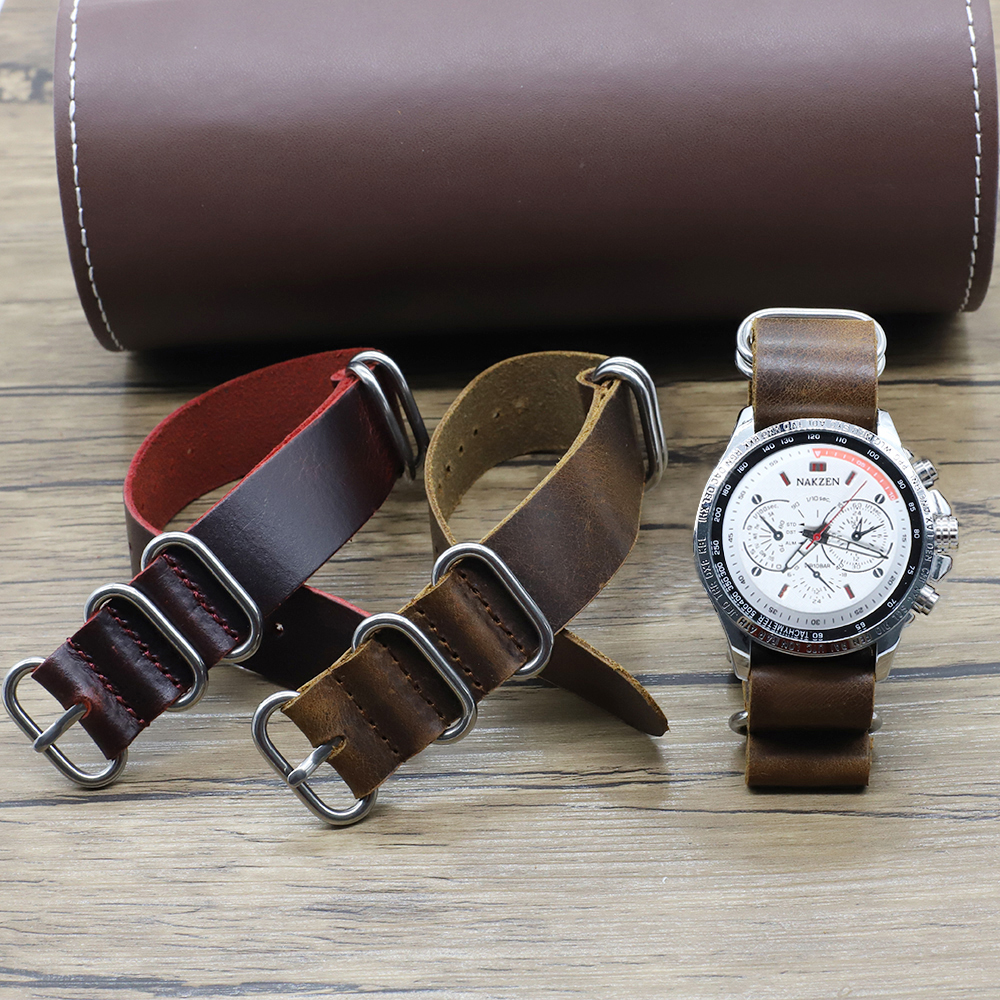 Genuine Leather Watch Band 18m - Suede Strap Watch 리뷰 및 가격