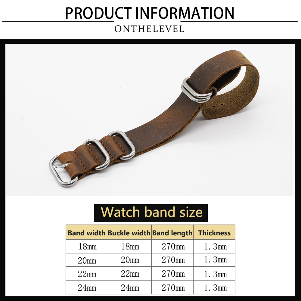 Genuine Leather Watch Band 18m - Suede Strap Watch 리뷰 및 가격