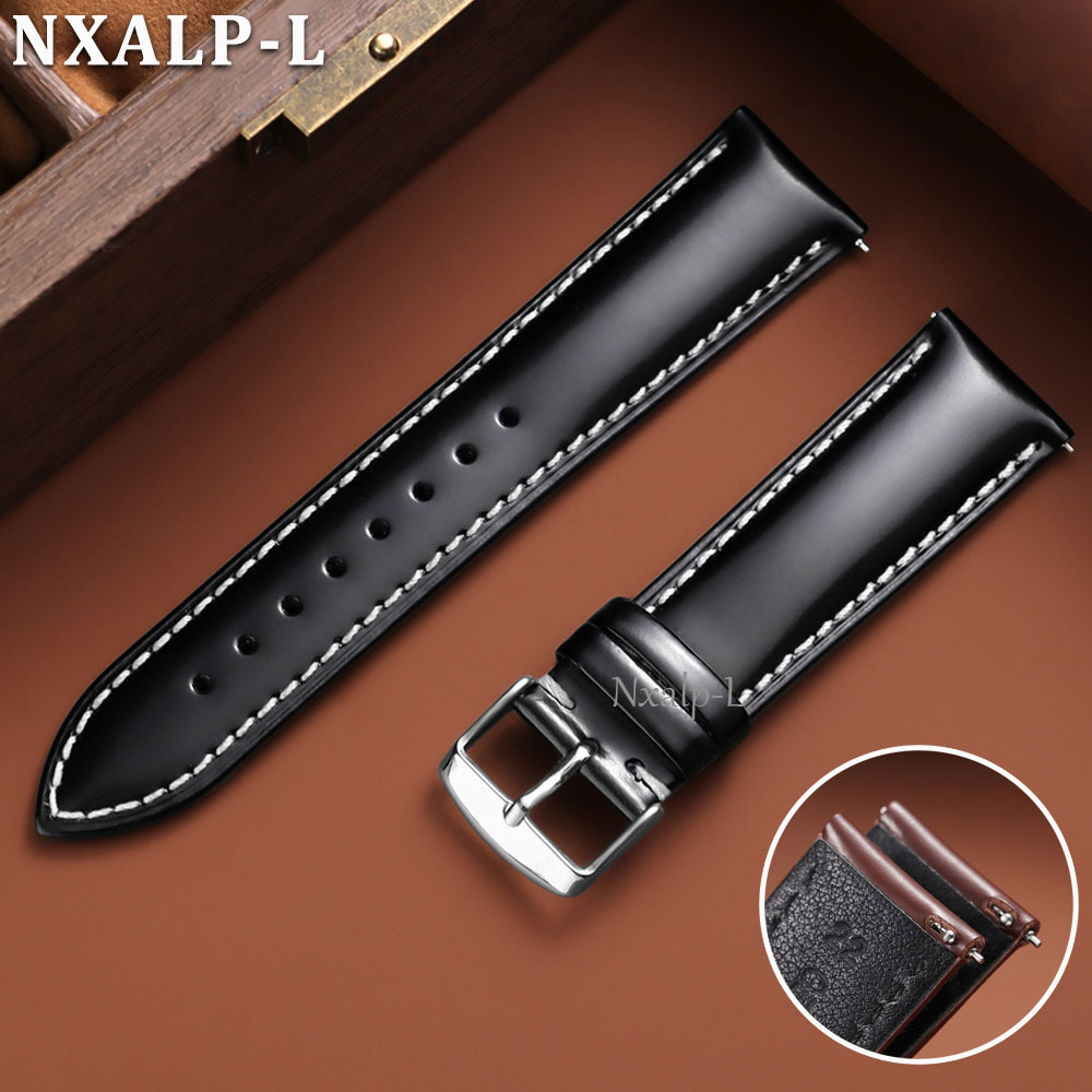 Oiled Leather Strap for Omega  - Leather Strap Quick Release 리뷰 및 가격