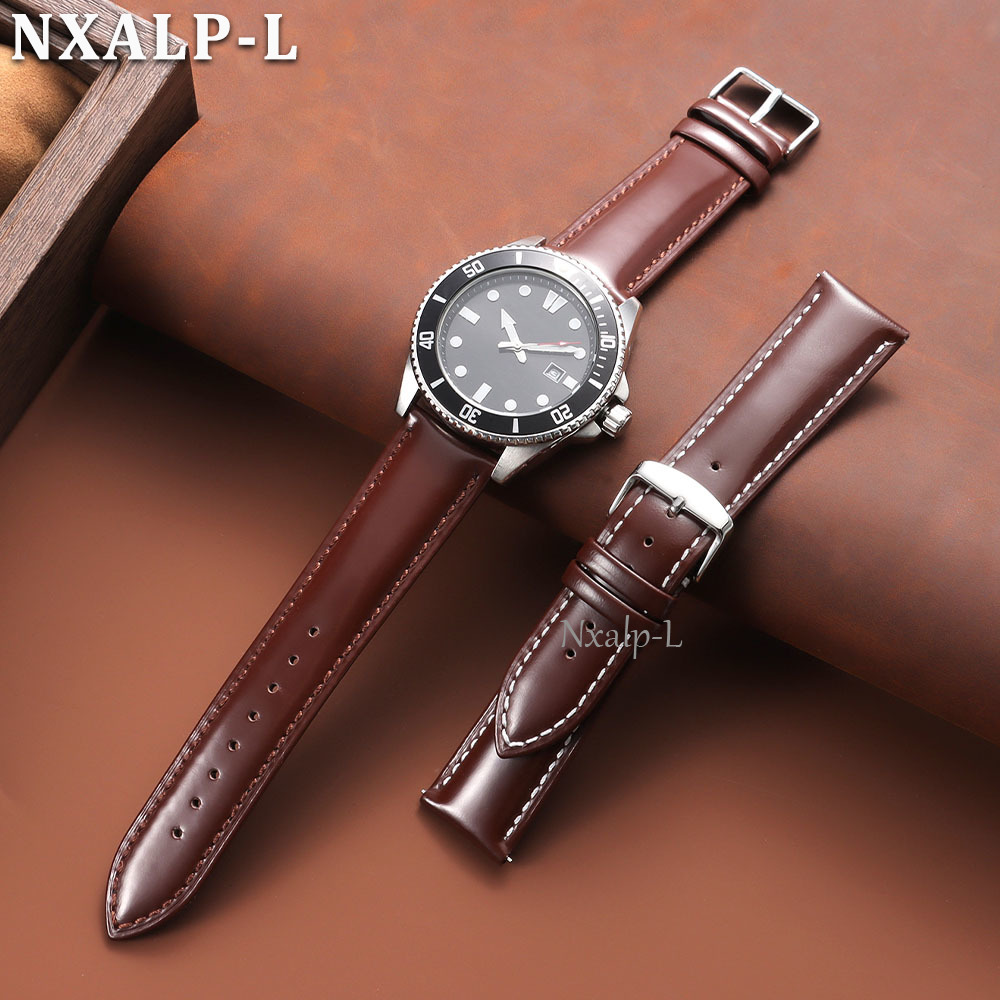 Oiled Leather Strap for Omega  - Leather Strap Quick Release 리뷰 및 가격
