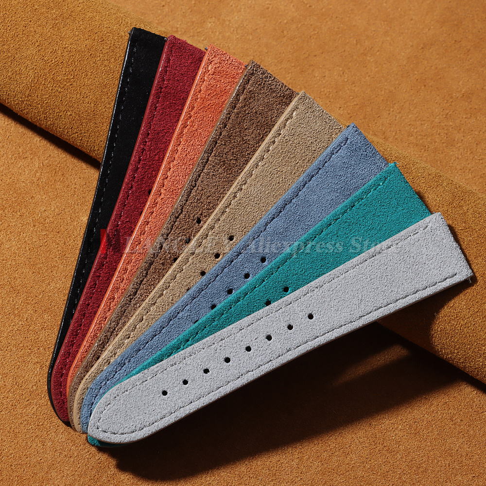 18mm 19mm 20mm 22mm Vintage Su - Suede Strap Watch 리뷰 및 가격
